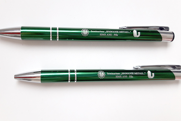 Długopisy metalowe grawerowane